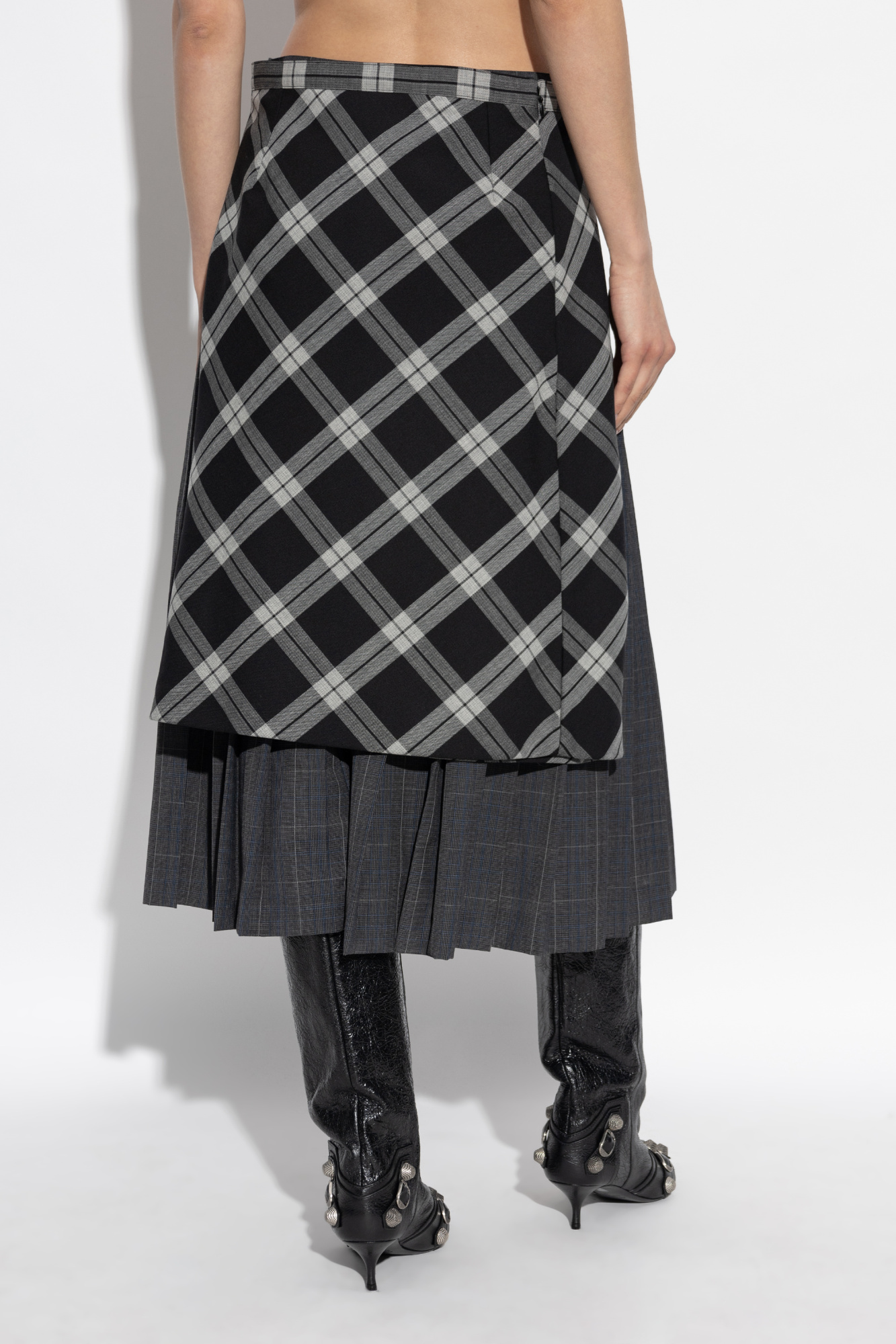 スカート balenciaga skirt BALENCIAGA | PLEATED MINI SKIRT